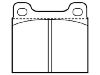 Bremsbelagsatz, Scheibenbremse Brake Pad Set:001 420 06 20