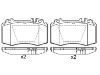 Pastillas de freno Brake Pad Set:003 420 42 20