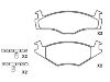 Pastillas de freno Brake Pad Set:191 698 151 B