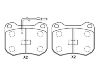 Pastillas de freno Brake Pad Set:4248.34