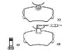 Bremsbelagsatz, Scheibenbremse Brake Pad Set:4250.55