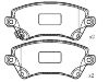 Bremsbelagsatz, Scheibenbremse Brake Pad Set:04465-02061