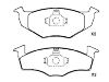 тормозная кладка Brake Pad Set:1H0 698 151 A