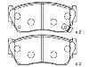 Pastillas de freno Brake Pad Set:D1060-50Y90