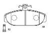 Bremsbelagsatz, Scheibenbremse Brake Pad Set:270 195