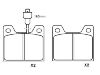 Bremsbelagsatz, Scheibenbremse Brake Pad Set:4245.34