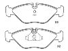 Bremsbelagsatz, Scheibenbremse Brake Pad Set:48 39 700