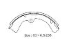 Brake Shoe Set Brake Shoe Set:NR2046