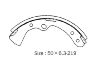 Kit machoire de frein Brake Shoe Set:41060-W9626