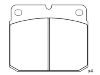 Plaquettes de frein Brake Pad Set:121029