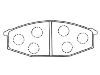 тормозная кладка Brake Pad Set:41060-91255