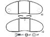 Bremsbelagsatz, Scheibenbremse Brake Pad Set:631 420 02 20