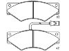 Plaquettes de frein Brake Pad Set:190 6183