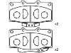 Brake Pad Set:04465-60050