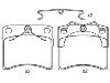 Bremsbelagsatz, Scheibenbremse Brake Pad Set:701 698 151 F