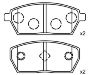 Brake Pad Set:55200-62874