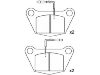 тормозная кладка Brake Pad Set:141456