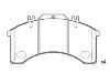 Plaquettes de frein Brake Pad Set:190 6191