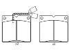 剎車(chē)片 Brake Pad Set:151222