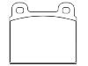 Brake Pad Set:0060 713 601 00