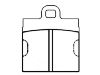 Plaquettes de frein Brake Pad Set:111 698 151 A