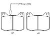 剎車(chē)片 Brake Pad Set:001 367 50 00