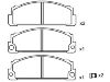 Pastillas de freno Brake Pad Set:4 296 669