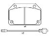 Plaquettes de frein Brake Pad Set:176 991 00