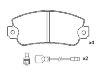 Plaquettes de frein Brake Pad Set:174 750 91