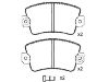 剎車片 Brake Pad Set:77 01 201 709