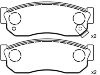 Pastillas de freno Brake Pad Set:41060-01A26