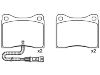 Plaquettes de frein Brake Pad Set:1 637 873