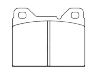 тормозная кладка Brake Pad Set:2 701 654