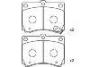 Bremsbelagsatz, Scheibenbremse Brake Pad Set:F1CZ-2001B