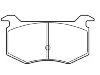 Plaquettes de frein Brake Pad Set:180942