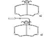 Plaquettes de frein Brake Pad Set:180945