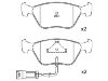 Brake Pad Set:6 744 007