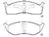 Bremsbelagsatz, Scheibenbremse Brake Pad Set:101 889S