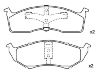 Brake Pad Set:4 882 106