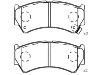 Plaquettes de frein Brake Pad Set:55810-64G00