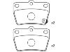 Pastillas de freno Brake Pad Set:04466-42010