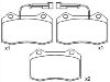 Pastillas de freno Brake Pad Set:7 736 222 7