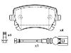 тормозная кладка Brake Pad Set:7H0 698 451