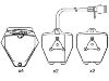 Pastillas de freno Brake Pad Set:4D0 615 115