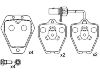 тормозная кладка Brake Pad Set:4B0 698 151 C