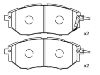 Bremsbelagsatz, Scheibenbremse Brake Pad Set:26296-AG000