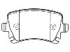 Bremsbelagsatz, Scheibenbremse Brake Pad Set:1K0 698 451