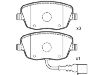 тормозная кладка Brake Pad Set:6Q0 698 151 C