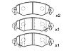 Plaquettes de frein Brake Pad Set:9 194 893