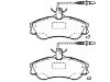 Bremsbelagsatz, Scheibenbremse Brake Pad Set:4251.54